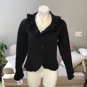 NWT Beluva San Francisco ruffle collar blazer